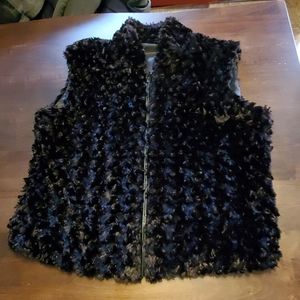 Adorable faux fur vest